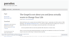 Desktop Screenshot of paradoxism.wordpress.com