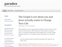 Tablet Screenshot of paradoxism.wordpress.com