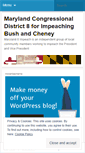 Mobile Screenshot of md8impeach.wordpress.com