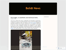 Tablet Screenshot of bolidtsynthetics.wordpress.com