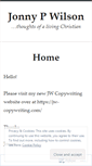 Mobile Screenshot of jonnypwilson.wordpress.com