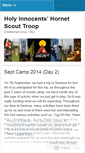 Mobile Screenshot of hornetscouts.wordpress.com