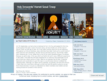 Tablet Screenshot of hornetscouts.wordpress.com