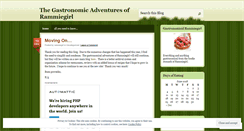 Desktop Screenshot of gastronomicalrammiegirl.wordpress.com