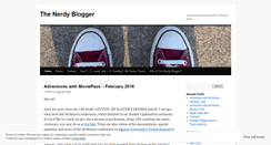 Desktop Screenshot of nerdyblogging.wordpress.com