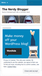 Mobile Screenshot of nerdyblogging.wordpress.com