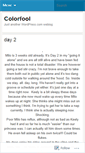 Mobile Screenshot of colorfool.wordpress.com