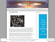 Tablet Screenshot of doomsdaily.wordpress.com