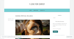 Desktop Screenshot of oneloveforchrist.wordpress.com