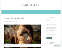 Tablet Screenshot of oneloveforchrist.wordpress.com