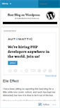Mobile Screenshot of bestblog.wordpress.com