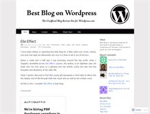 Tablet Screenshot of bestblog.wordpress.com