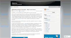 Desktop Screenshot of debtlex.wordpress.com