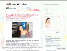 Tablet Screenshot of donnevittoriose.wordpress.com