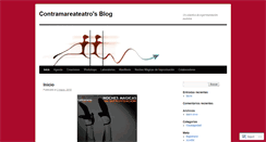 Desktop Screenshot of contramareateatro.wordpress.com