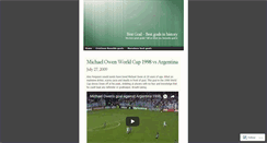 Desktop Screenshot of bestgoal.wordpress.com