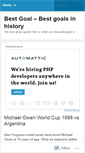 Mobile Screenshot of bestgoal.wordpress.com