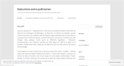 Desktop Screenshot of executionsextrajudiciaires.wordpress.com