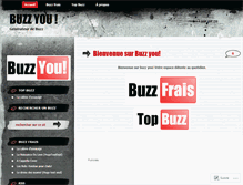 Tablet Screenshot of buzzyou.wordpress.com