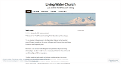 Desktop Screenshot of lwchurch.wordpress.com