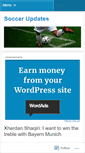 Mobile Screenshot of dailysoccerupdates.wordpress.com