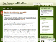 Tablet Screenshot of eastravenswood.wordpress.com