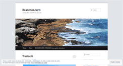 Desktop Screenshot of ilcantooscuro.wordpress.com