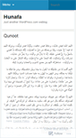 Mobile Screenshot of hunafa.wordpress.com