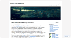 Desktop Screenshot of brinkcountdown.wordpress.com