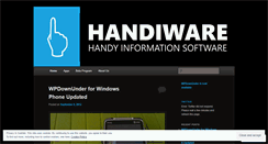 Desktop Screenshot of handiware.wordpress.com