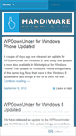 Mobile Screenshot of handiware.wordpress.com