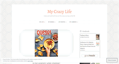 Desktop Screenshot of mycrzylife.wordpress.com