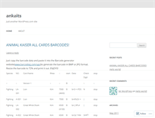 Tablet Screenshot of ankaits.wordpress.com
