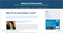 Desktop Screenshot of ferndalecareercenter.wordpress.com