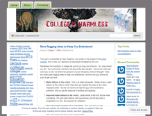 Tablet Screenshot of harmlesscollege.wordpress.com