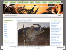 Tablet Screenshot of huntingsafaris.wordpress.com