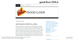 Desktop Screenshot of goodliver.wordpress.com
