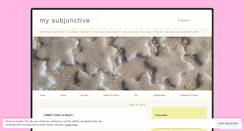 Desktop Screenshot of mysubjunctive.wordpress.com