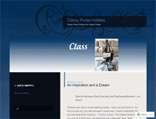 Tablet Screenshot of classypurse.wordpress.com
