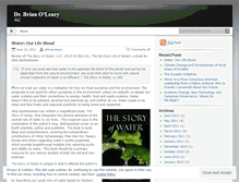 Tablet Screenshot of drbrianoleary.wordpress.com