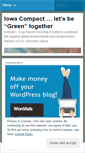 Mobile Screenshot of iowacompact.wordpress.com