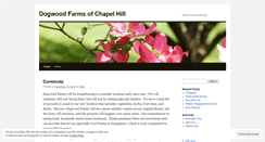 Desktop Screenshot of dogwoodfarms.wordpress.com