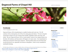 Tablet Screenshot of dogwoodfarms.wordpress.com