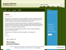 Tablet Screenshot of paganplanet.wordpress.com