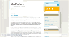 Desktop Screenshot of godfinders.wordpress.com