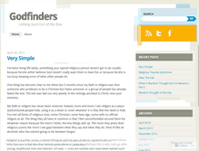 Tablet Screenshot of godfinders.wordpress.com