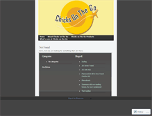 Tablet Screenshot of chicksonthego.wordpress.com