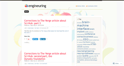 Desktop Screenshot of engineuring.wordpress.com