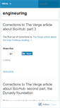 Mobile Screenshot of engineuring.wordpress.com