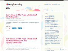 Tablet Screenshot of engineuring.wordpress.com